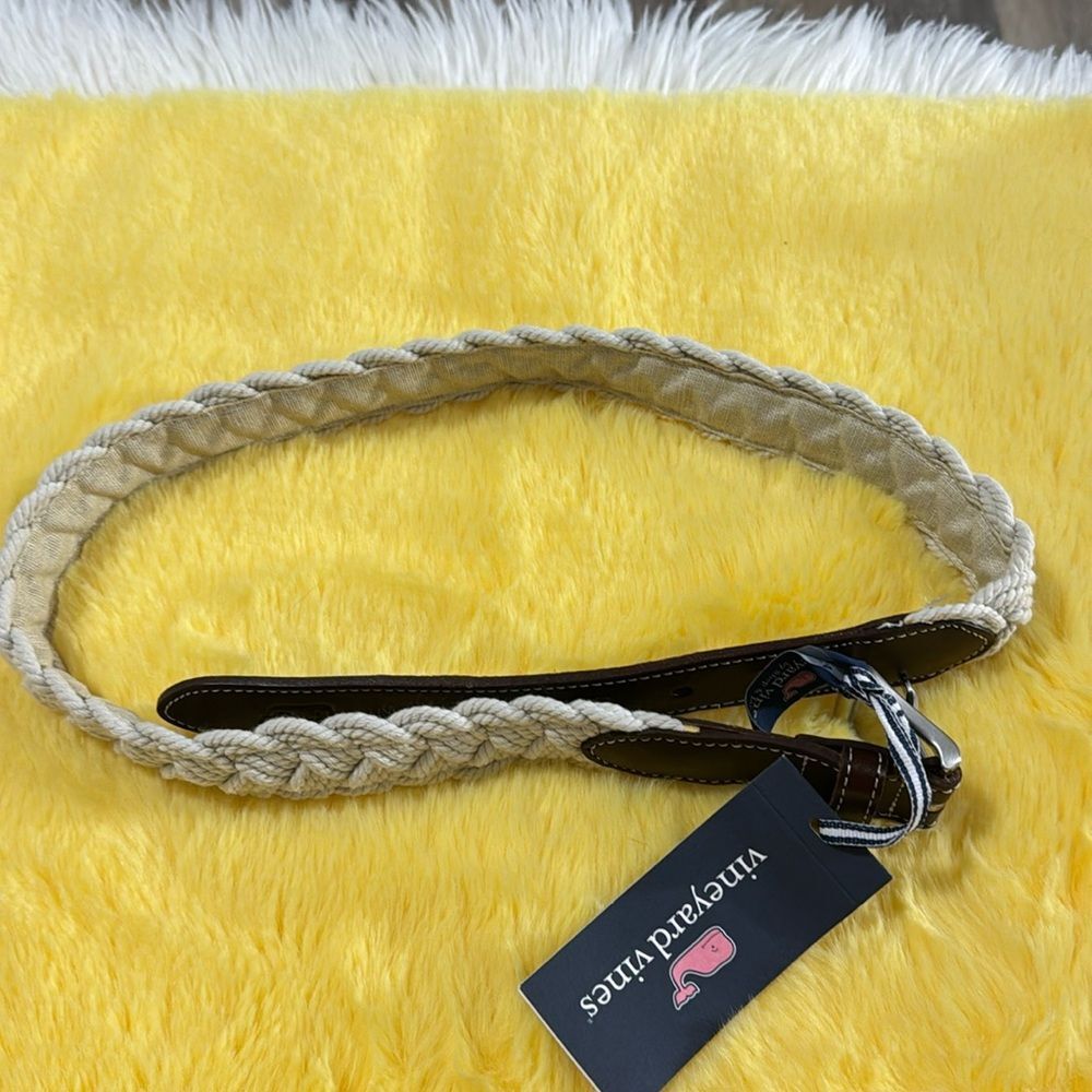 Vineyard Vines Braided Tan Belt